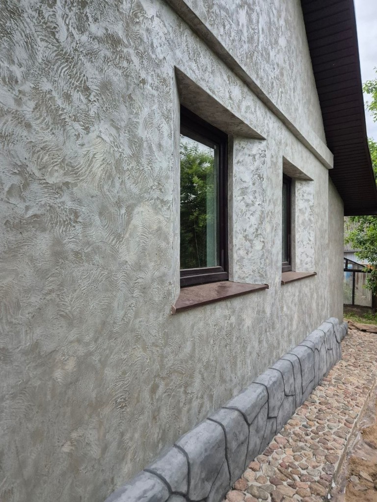 Фасадная декоративная штукатурка под камень Гродно
